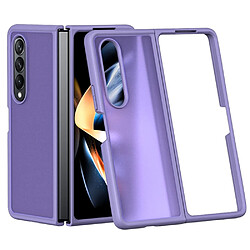 Coque en TPU antichoc, translucide pour votre Samsung Galaxy Z Fold4 5G - violet