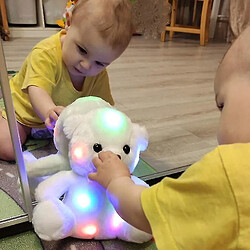 Avis Universal Enfants en peluche en peluche - beaux ours colorés ours brillant pour babypink