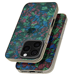 Avizar Coque pour iPhone 16 Pro Max Antichoc Souple Tutti Frutti Noir