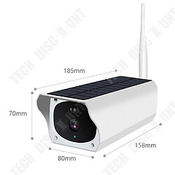 Acheter Tech Discount caméra surveillance wifi extérieure alimentation panneau solaire HD 1080P à distance étanche dispositif sécurité domicile jardin