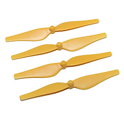 4 pcs cw ccw quadcopter hélices lame de rechange pour dji tello rc drone jaune