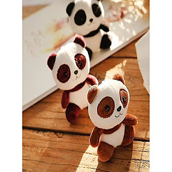 Universal 12cm peluche coton panda farci jouet jouet (marron) pas cher