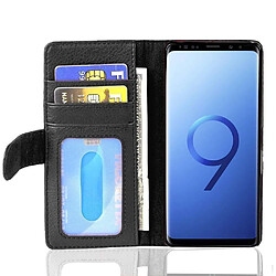 Cadorabo Coque Samsung Galaxy S9 Etui en Noir