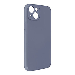 Avizar Coque iPhone 13 Mini Silicone Semi-Rigide avec Finition Soft Touch bleu