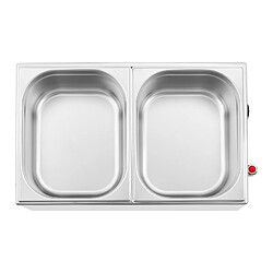 Acheter Helloshop26 Bain-marie chauffe-plat bain-marie professionnel 600 watts 2 x GN 1/2 robinet de vidange 14_0004218