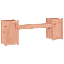 Maison Chic Banc d'extérieur | Banc avec jardinières 180x36x63 cm bois massif de douglas -GKD42191 pas cher