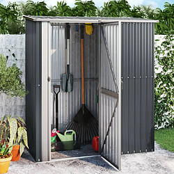 vidaXL Abri de jardin Anthracite 180,5x97x209,5 cm Acier galvanisé