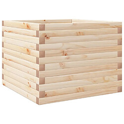 vidaXL Jardinière 60x60x45,5 cm bois de pin massif