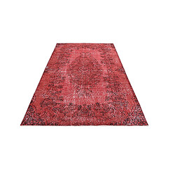 Vidal Tapis de laine 254x145 rouge Ultra Vintage