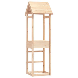 vidaXL Tour de jeu 53x46,5x194 cm bois massif de pin