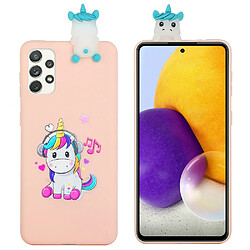 Coque en TPU antichoc, anti-rayures, motif mini poupée Cheval et musique pour votre Samsung Galaxy A33 5G