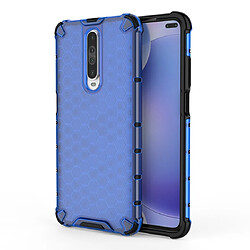 Wewoo Coque Pour Xiaomi Redmi K30 Shockproof Honeycomb PC + TPU Housse de protection Bleu