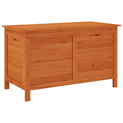 vidaXL Boîte de rangement de jardin 100x50x58 cm bois massif sapin