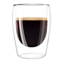 MELITTA Lot de 2 verres pour cafe Expresso 80 ml transparent