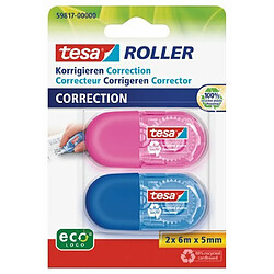 Acheter Tesa EcoLogo Pack de 2 Mini Rollers de Correction Rose/Bleu