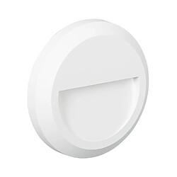 Acheter Ledkia Balise LED Extérieure En Saillie au Mur Ronde Edulis Blanche Blanc neutre 4000K