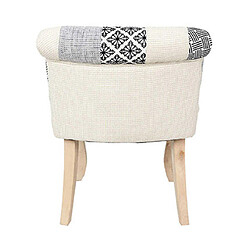 The Home Deco Factory Fauteuil patchwork Eleonor. pas cher