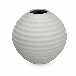 Gift Decor Vase Gris Céramique 25 x 25 x 25 cm (3 Unités) Sphère