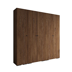 Abiks Meble Armoire Inova 2 À Portes Battantes 236,7/250/47 5 Portes (marron/nero)