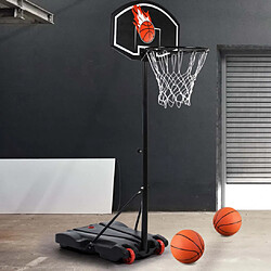 Idmarket Panier de basket sur pied hauteur réglable 138 à 250 cm