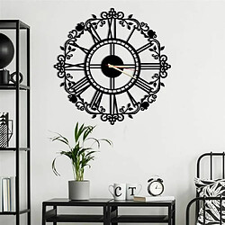 DEKORY Florence Horloge Murale en Métal 50cm