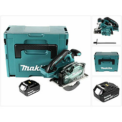 Makita DCS 553 G1J Scie circulaire à métaux sans fil 18V 150 mm + 1x Batterie 6,0Ah + Cofffret Makpac - sans chargeur