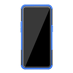 Avis Wewoo Coque Pour OPPO Realme 5 Pro Texture de pneu TPU antichoc + PC Housse de protection avec support bleu