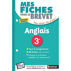 Anglais, 3e : nouveau brevet