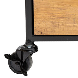 Acheter Atmosphera, Createur D'Interieur Chiffonnier design en métal Baris - L. 42 x H. 87 cm - Noir