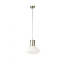 Acheter Luminaire Center Suspension design 1 ampoule Nickel satiné