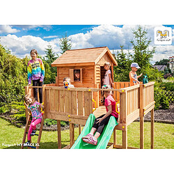 Avis Grande aire de jeux Spider Land multiactivités en bois de chez Fungoo