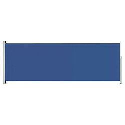 vidaXL Auvent latéral rétractable de patio 220x600 cm Bleu