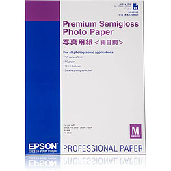 Avis Epson C13S042093 Premium semi gloss Papier Photo 25 feuilles