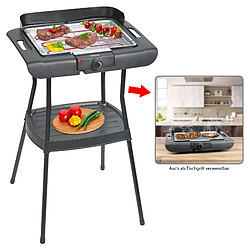 Avis Barbecue Électrique avec Pieds, Grille 35,5 x 24,5cm, Réglage de la Température, 2000, Noir, Bomann, BQS 2244 CB