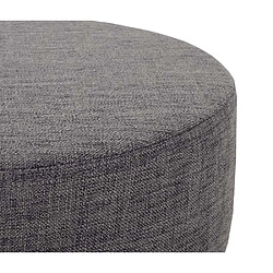 Acheter Decoshop26 Tabouret siège polyvalent hauteur réglable pivotant Ø 35cm tissu gris 04_0005334