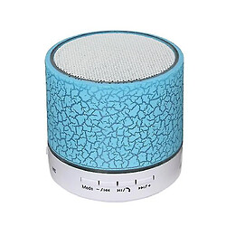 Universal Haut-parleur Bluetooth sans fil portable YH-MINI, haut-parleur stéréo rechargeable avec lumière LED (bleu)