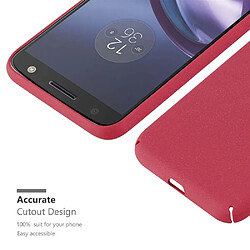 Cadorabo Coque Motorola MOTO Z Etui en Rouge pas cher