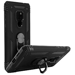 Avizar Coque Huawei Mate 20 Bi matière Rigide Souple Bague Support Vidéo noir