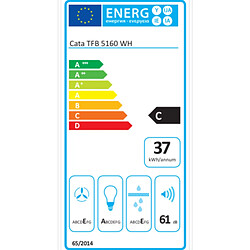 Hotte standard Cata TFB5160WH 300 m3/h (60 cm)