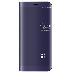 Wewoo Housse Étui Violet pour Huawei P10 Plus Galvanoplastie PC + PU Horizontal Flip de protection avec support et Sleep / Fonction de réveil