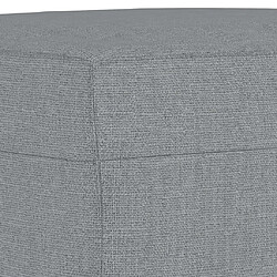 Acheter vidaXL Repose-pied Gris clair 70x55x41 cm Tissu