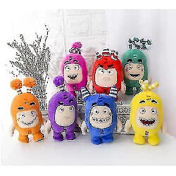 Universal 7 pièces anime peluche trésor soldat monstre farce molle bulle zik jeff poupée enfant