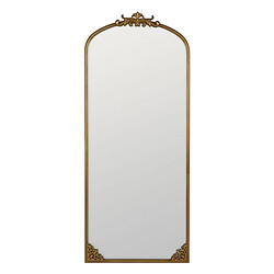 BigBuy Home Miroir mural Doré 80 x 4 x 193 cm