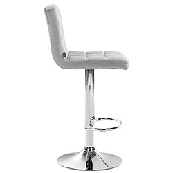 Non Tabouret de bar Peru velours chrome