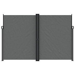 Avis Maison Chic Auvent latéral rétractable | Store latéral | Brise-vue latéral anthracite 220x1000 cm -GKD54795