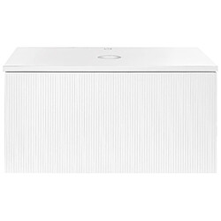 Acheter Beliani Meuble de salle de bain 80 x 52 cm blanc ALZIRA