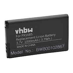 vhbw batterie compatible avec Aiptek Bluewalker mini Media Center appareil numérique camescope (1000mAh, 3,7V, Li-Ion)