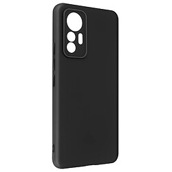 Avizar Coque Xiaomi 12 Lite Semi-rigide Soft-touch Fine noir