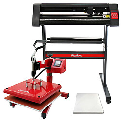 Monstershop PixMax Presse à Chaud 38x38cm & Plotter de Découpe Vinyle