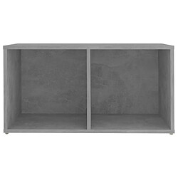 Acheter vidaXL Meubles TV 2 pcs Gris béton 72x35x36,5 cm Bois d'ingénierie